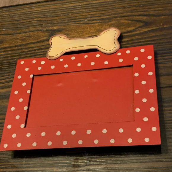 Sweet can Personalize metal dog bone photo frame